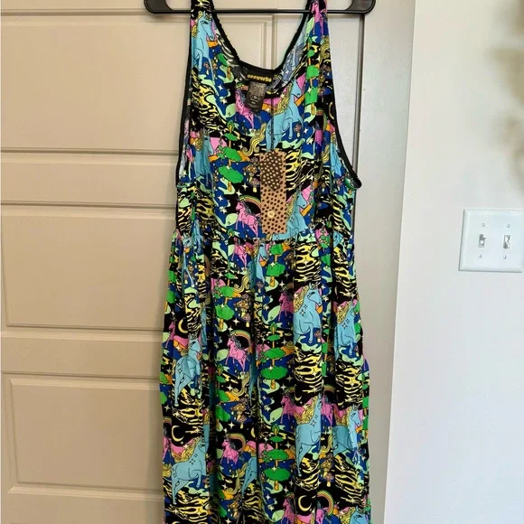 Nooworks Multicolor Fantasy Print Dress - Picture 1 of 5